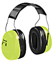 PELTOR™ Optime™ 105 Earmuff, 30 dB NRR, Hi-Viz Green, Over the Head 1 thumbnail image