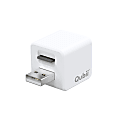 Maktar Qubii Charger And Storage Backup Device For Apple® iPhone® And iPad®, White