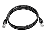 Tripp Lite Cat6a Snagless Shielded STP Patch Cable 10G, PoE, Black M/M 5ft - 1.25 GB/s - Patch Cable - 5 ft - 1 x RJ-45 Male Network - 1 x RJ-45 Male Network - Shielding - Black