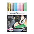 Schneider Paint-It 320 Acrylic Markers, 4 mm Bullet Tip, Assorted Ink Colors, Pack Of 6 Markers 1 thumbnail image