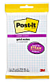 Post-it® Super Sticky Notes, 4 x 6 in, 2 Grid Lined Sticky Note Pads, 50 Sheets/Pad, 2X the Sticking Power, School and Office Supplies 1 thumbnail image