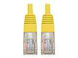 Tripp Lite Cat5e 350 MHz Molded UTP Patch Cable (RJ45 M/M), Yellow, 2 ft. - First End: 1x RJ-45 Male Network - N002002YW 1 thumbnail image