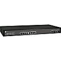 LevelOne IES-1020 8-Port 802.3at + 2GE/SFP Ports Unmanaged Industrial Switch -40C to 75C, 19" Rack Mountable - 8-Port PoE Plus, Industrial, 19" Rack Mountable