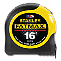 Black+Decker FatMax Classic Tape Measure, 1 1/4 in W x 16 ft L, SAE, Black/Yellow Case 1 thumbnail image