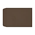 LUX #9 1/2 Open-End Window Envelopes, Top Left Window, Self-Adhesive, Chocolate, Pack Of 250