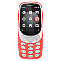 Nokia 3310 TA-1036 Cell Phone, Warm Red