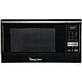 Magic Chef® 1.6 Cu Ft Countertop Microwave, Push-Button Door, Black