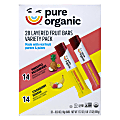 Pure Organic Layered Fruit Bars Variety Pack, 0.63 Oz, Pack Of 28 Bars