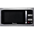 Magic Chef® 1.6 Cu Ft Countertop Microwave, Stylish Handle, Stainless Steel 1 thumbnail image