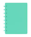 TUL® Discbound Notebook With Soft-Touch Cover, Junior Size, Narrow Ruled, 60 Sheets, Teal