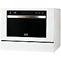 Black+Decker BCD6W Compact Countertop Dishwasher, White 1 thumbnail image