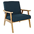 Ave Six Work Smart™ Weldon Chair, Klein Azure/Light Brown