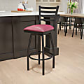 Flash Furniture Swivel Bar Stool, Burgundy