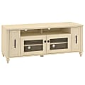 Kathy Ireland Office Volcano Dusk TV Stand With Pull-Out Media Storage, For TVs up to 60", Driftwood Dreams