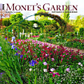 2024 Brown Trout Monthly Square Wall Calendar, 12" x 12", Monet's Garden, January To December