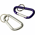 Baumgartens Key Ring - Metal - Orange, Silver, Blue, Purple - 1 Each 1 thumbnail image