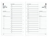 TUL® Discbound Daily Refill Pages, Junior Size, January To December 2021, TULJRFLR-1PG-RY 1 thumbnail image