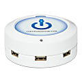 ChargeHub X3 3-Port USB Charger, White, CRGRD-X3-002