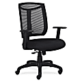 Lorell® Mesh High-Back Air Grid Seat Task Chair, Black