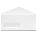 Business Source No. 9 V-flap Window Display Envelopes - Business - #9 - 24 lb - Gummed Flap - Wove - 500 / Box - White 1 thumbnail image