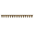 Amscan Modern Happy Halloween Burlap Banner, 12', Brown 1 thumbnail image
