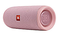 JBL Flip 5 Portable Waterproof Speaker, Pink, JBLFLIP5PINKAM-Q
