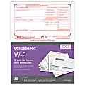 Office Depot® Brand W-2 Laser Tax Forms And Envelopes, 6-Part, 2-Up, 8-1/2" x 11", Pack Of 10 Form Sets, 5611022 1 thumbnail image