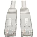 Tripp Lite Cat6 Gigabit Molded (UTP) Ethernet Cable (RJ45 M/M) PoE White 1 ft. (0.31 m), N200001WH 1 thumbnail image
