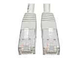 Tripp Lite Cat6 Cat5e Gigabit Molded Patch Cable RJ45 M/M 550MHz White 1ft 1' - 128 MB/s - Patch Cable - 1 ft - 1 x RJ-45 Male Network - 1 x RJ-45 Male Network - Gold Plated Contact - White 1 thumbnail image
