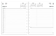 TUL® Discbound Daily Refill Pages, Letter Size, January To December 2021, TULLTFLR-2PG-RY 1 thumbnail image