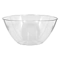 Amscan 2-Quart Plastic Bowls, 3-3/4" x 8-1/2", Clear, Set Of 8 Bowls 1 thumbnail image