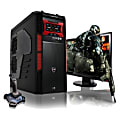 CybertronPC GM1133A Desktop Computer - Intel Core i5 (4th Gen) i5-4670K 3.40 GHz - 16 GB DDR3 SDRAM - 120 GB SSD - Windows 8 64-bit - Mid-tower - Red, Black 1 thumbnail image