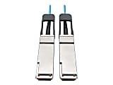 Eaton Tripp Lite Series QSFP+ to QSFP+ Active Optical Cable - 40Gb, AOC, M/M, Aqua, 10M (32.8 ft.) - 32.80 ft Fiber Optic Network Cable  - N28F10MAQ 1 thumbnail image