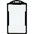Advantus ID Card Holder - Support 2.13" x 3.38" Media - Vertical - Black - 25 / Pack 1 thumbnail image