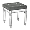 Ave Six Reflections Stool, Graphite/Mirror