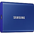 Samsung 500GB Portable External Solid State Drive, MU-PC500H/AM, Blue