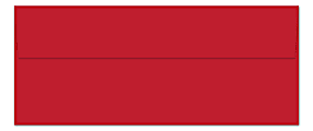 Great Papers! Solid Envelope, #10, 4 1/8" x 9 1/2", Bright Red, Pack Of 25
