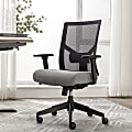 Serta Commercial Eco-2000 Ergonomic Mesh Mid-Back Task Chair, 43% Recycled, Gray 1 thumbnail image