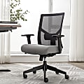 Serta Commercial Eco-2000 Ergonomic Mesh Mid-Back Task Chair, 43% Recycled, Gray