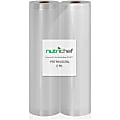 NutriChef Vacuum Sealer Food Storage Rolls 8"x50' PRTPKVS12RL - 8"x 50 ft - 4 mil Thickness 1 thumbnail image