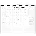 2024 AT-A-GLANCE® Elevation Monthly Wall Calendar, 15" x 12", January to December 2024, PM75828