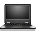 Lenovo ThinkPad 11e 20ED000EUS 11.6" LCD Notebook - AMD A-Series A4-6210 Quad-core (4 Core) 1.80 GHz - 4 GB DDR3L SDRAM - 500 GB HDD - Windows 7 Professional 64-bit upgradable to Windows 8.1 Pro - 1366 x 768 - Graphite Black