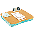 LapGear XL Designer LapDesk, 18 1/2" x 14 3/4" x 2 3/4", Aqua Trellis, 45512 1 thumbnail image