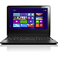 Lenovo ThinkPad Helix 20CG004WUS 11.6" LCD 16:9 2 in 1 Ultrabook - 1920 x 1080 Touchscreen - In-plane Switching (IPS) Technology, VibrantView - Intel Core M 5Y71 Dual-core (2 Core) 1.20 GHz - 8 GB LPDDR3 - 256 GB SSD - Windows 8.1 Pro 64-bit - C