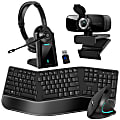 Delton 35X Wireless Headset, Keyboard, Mouse And Webcam Kit, Black 1 thumbnail image
