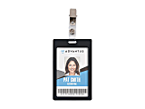 Advantus ID Badge Clip Adapter, Silver, Pack of 25 1 thumbnail image