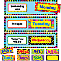 Creative Teaching Press Poppin' Patterns Day Of The Week Mini Bulletin Board Set