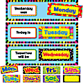 Creative Teaching Press Poppin' Patterns Day Of The Week Mini Bulletin Board Set 1 thumbnail image