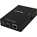 Perle S-110-S2LC40 Fast Ethernet Media Converter - 1 x Network (RJ-45) - 1 x LC Ports - DuplexLC Port - 100Base-EX, 10/100Base-TX - 24.85 Mile - External