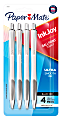 Paper Mate® InkJoy™ 700RT Retractable Ballpoint Pens, Medium Point, 1.0 mm, White Barrels, Black Ink, Pack Of 4